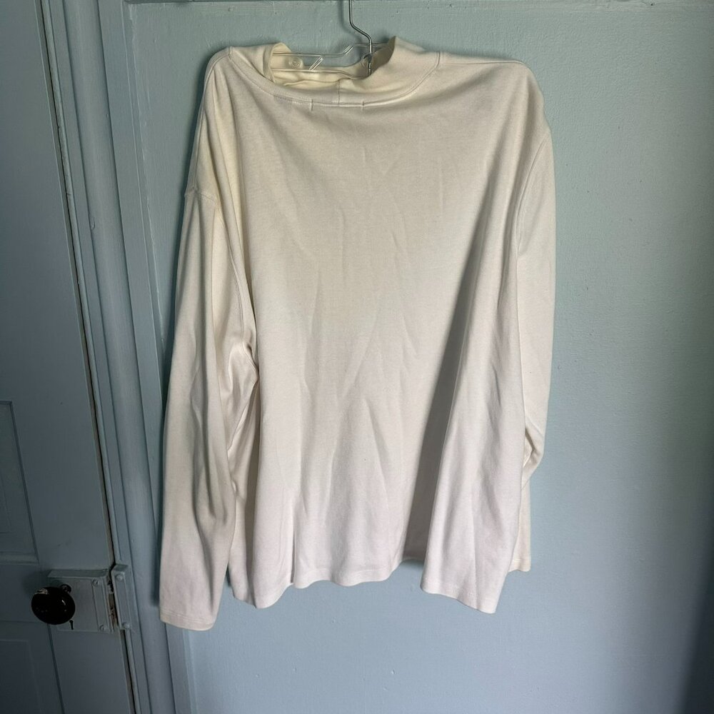 Long Sleeve Cream Karen Scott II Shirt